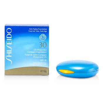 Shiseido UV Protective Compact Foundation SPF 30 (Case+Refill) - # SP40 Medium Ochre (Random Packaging)
