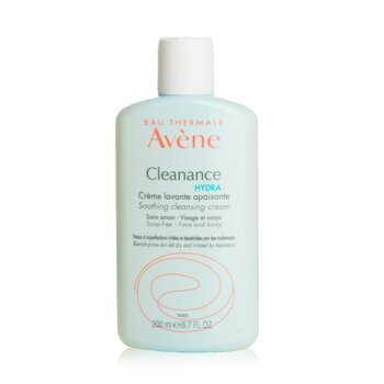 Avene Cleanance HYDRA Soothing Cleansing Cream - For Blemish-Prone Skin Left Dry & Irritated by Treatments (Random Packaging)