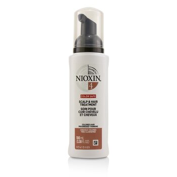Nioxin Diameter System 4 Scalp & Hair Treatment (Colored Hair, Progressed Thinning, Color Safe)  (Random Packaging)