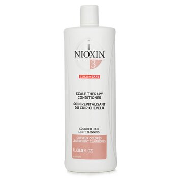 Nioxin Density System 3 Scalp Therapy Conditioner (Colored Hair, Light Thinning, Color Safe) (Random Packaging)