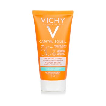 Vichy Capital Soleil Velvety Protective Cream SPF 50 - Water Resistant (Normal to Dry Skin)(Random Packaging)