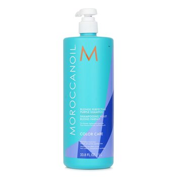 Moroccanoil Blonde Perfecting Purple Shampoo (For Blonde, Lightened Or Grey Hair)