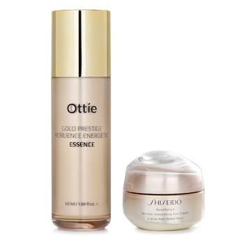 Shiseido Shiseido Benefiance Wrinkle Smoothing Eye Cream 15ml X Ottie Gold Prestige Resilience Energetic Essence 50ml
